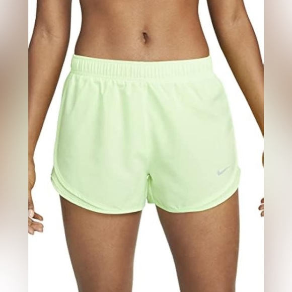 NEW Nike Women's Dri-Fit Tempo Running Shorts Ghost Green - Size Medium - Picture 1 of 2